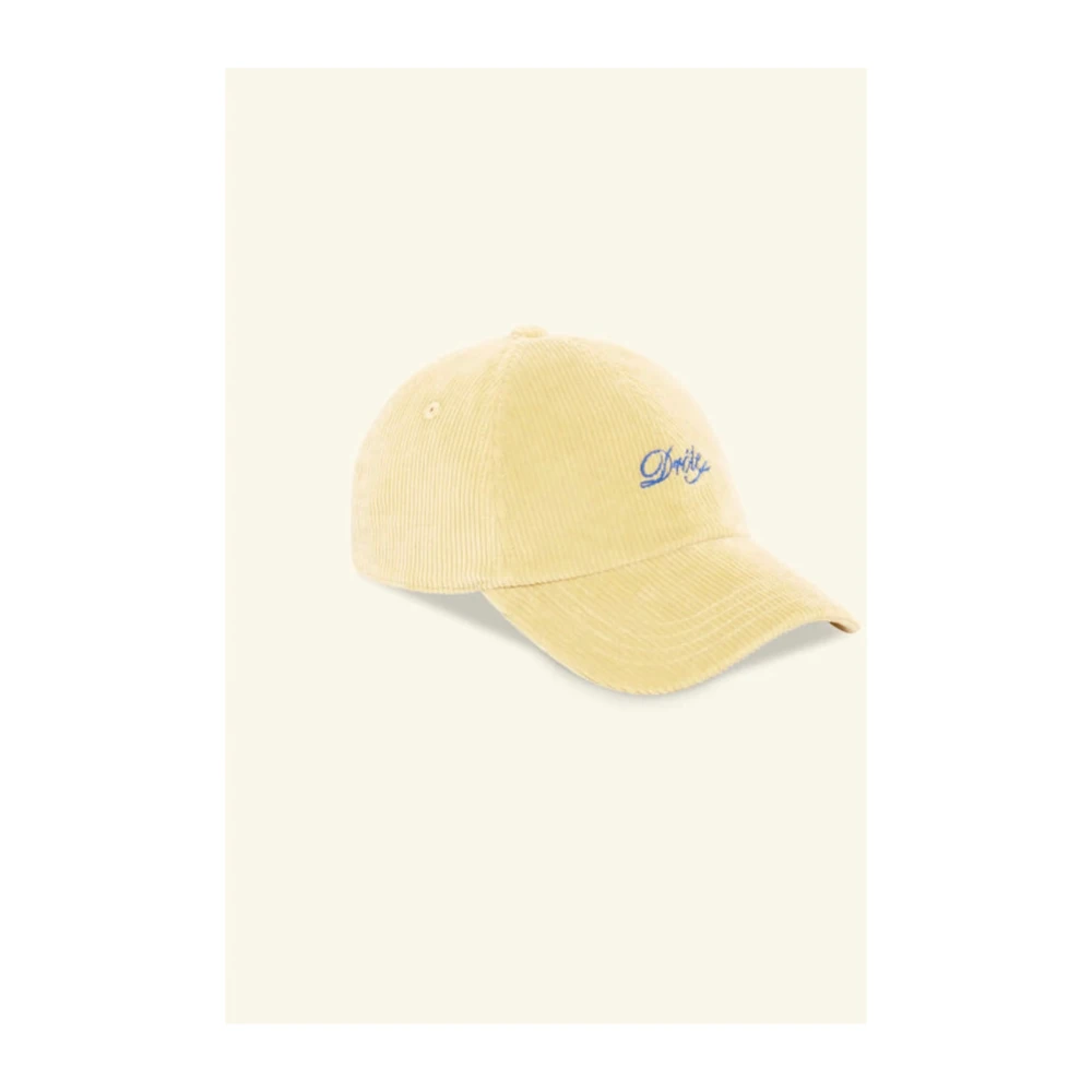 Drole de Monsieur Strooien pet met Drôle Borduursel Yellow Heren