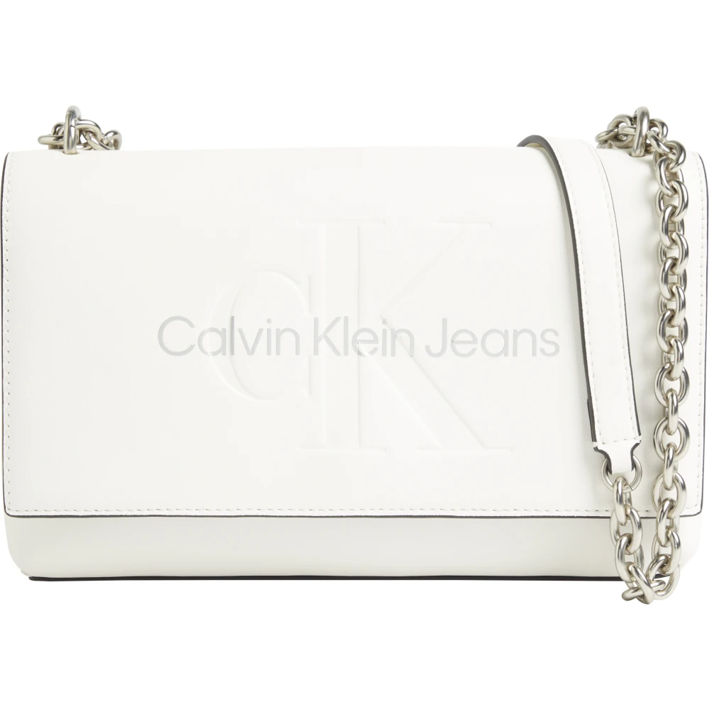 Calvin Klein Shoulder Bags White Dames