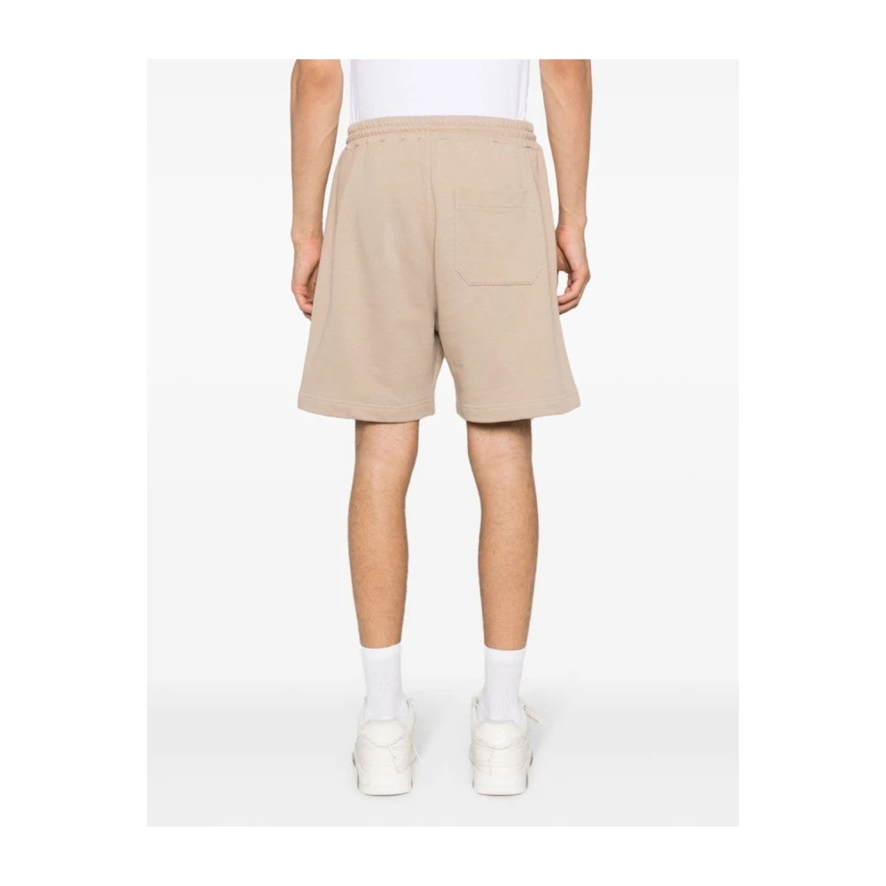Msgm Neutrale shorts voor een stijlvolle look Beige Heren