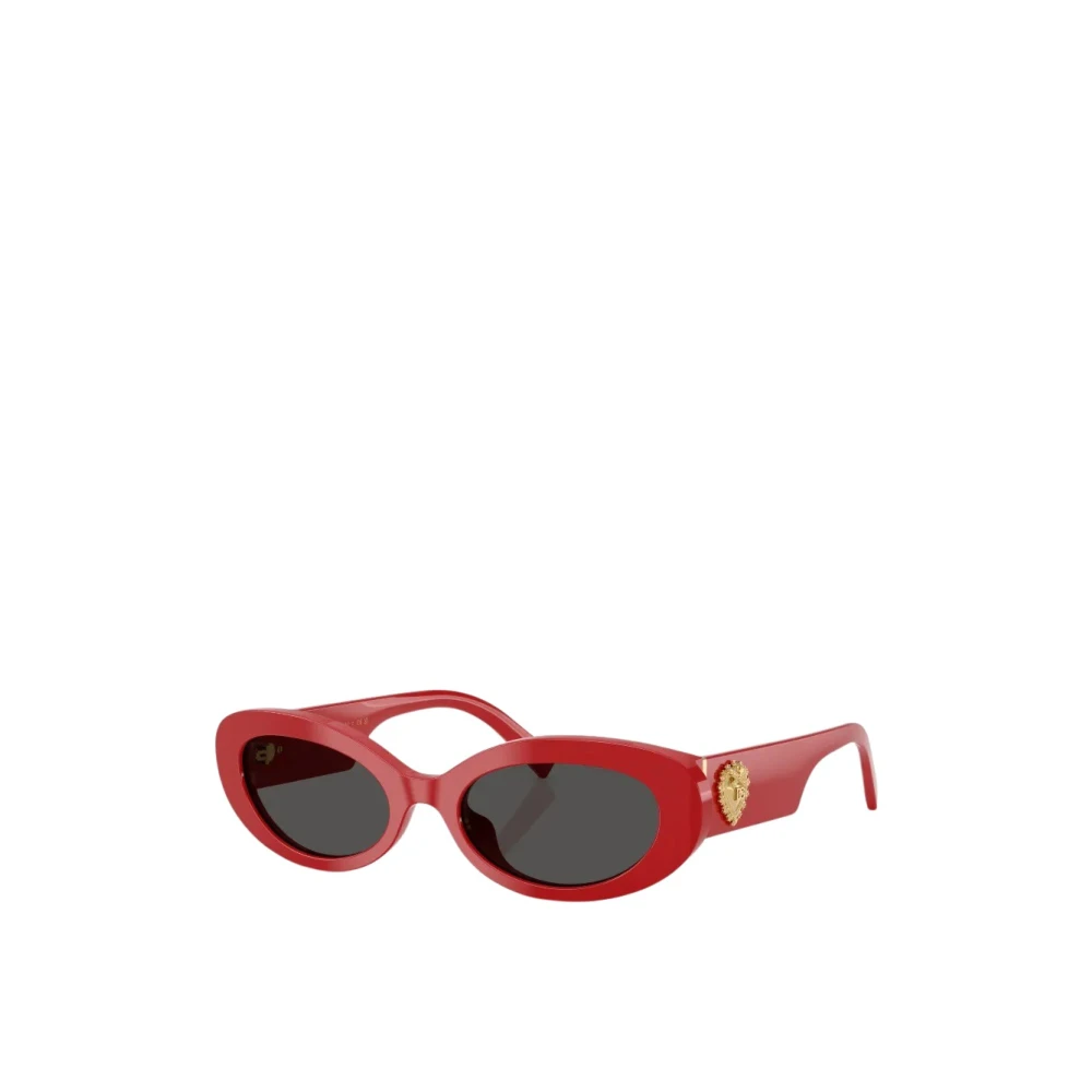 Dolce & Gabbana Women's Red Sunglasses, 53 Mm, Oval Sunglasses