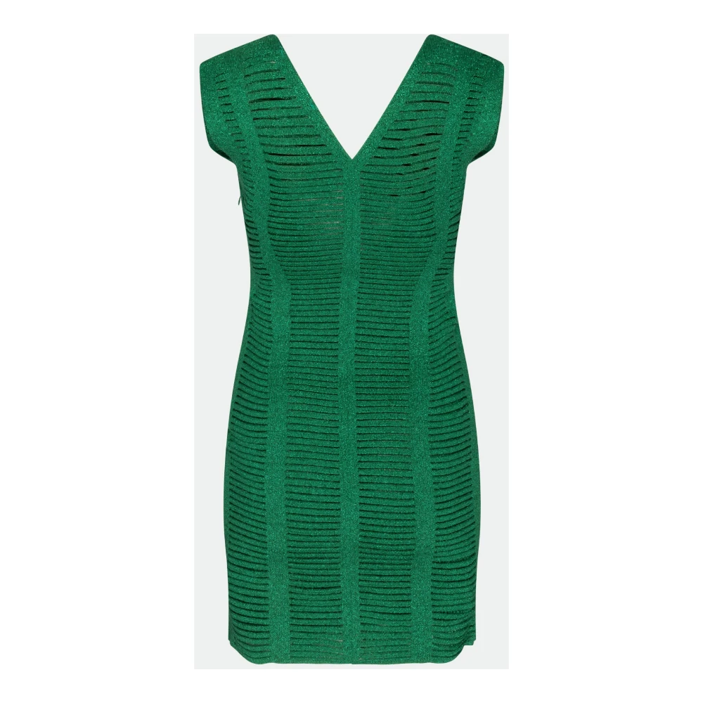 Circus Hotel Groene Mini Jurk met Uitsparingen Green Dames
