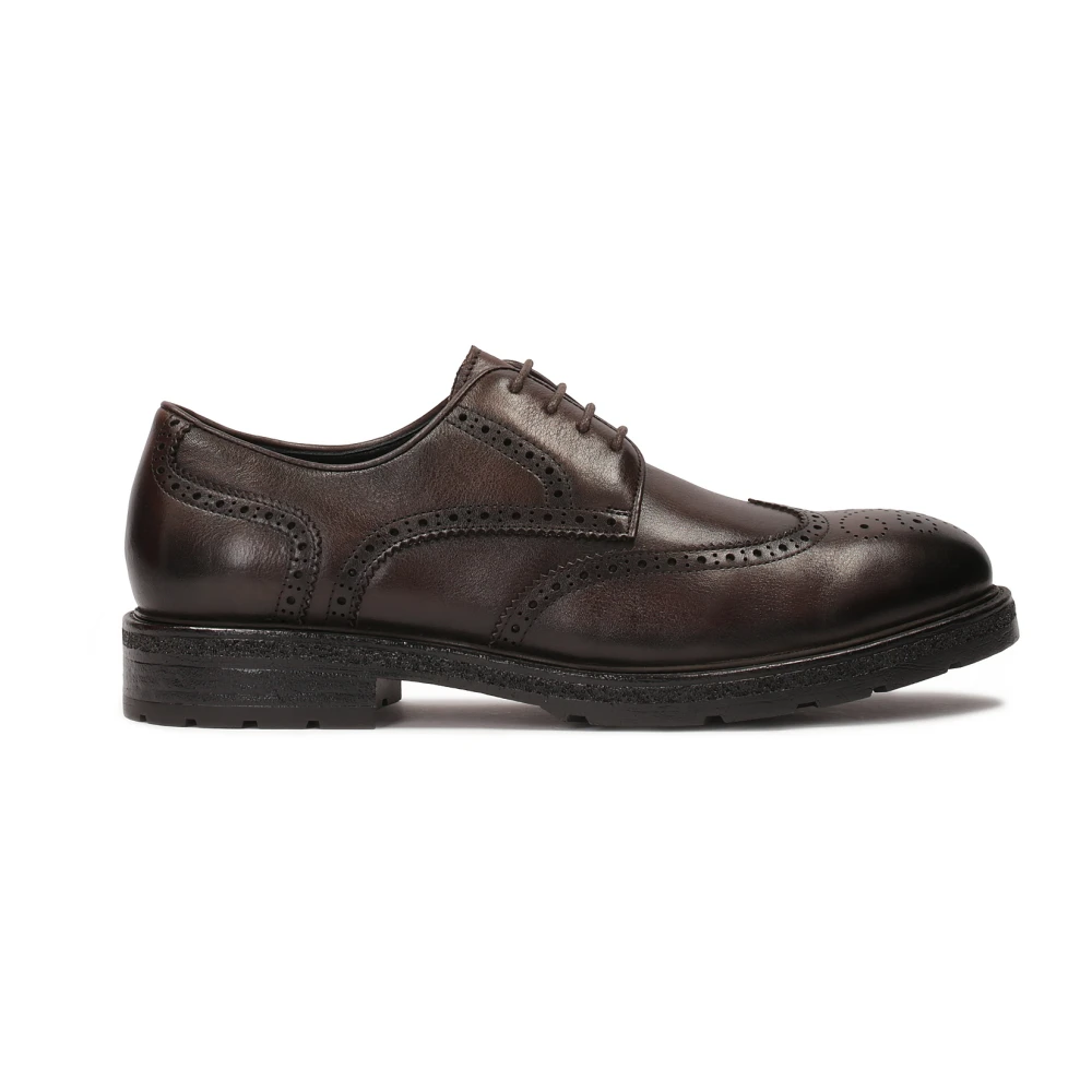 Kazar Bruna halvskor med brogue-dekoration Brown, Herr