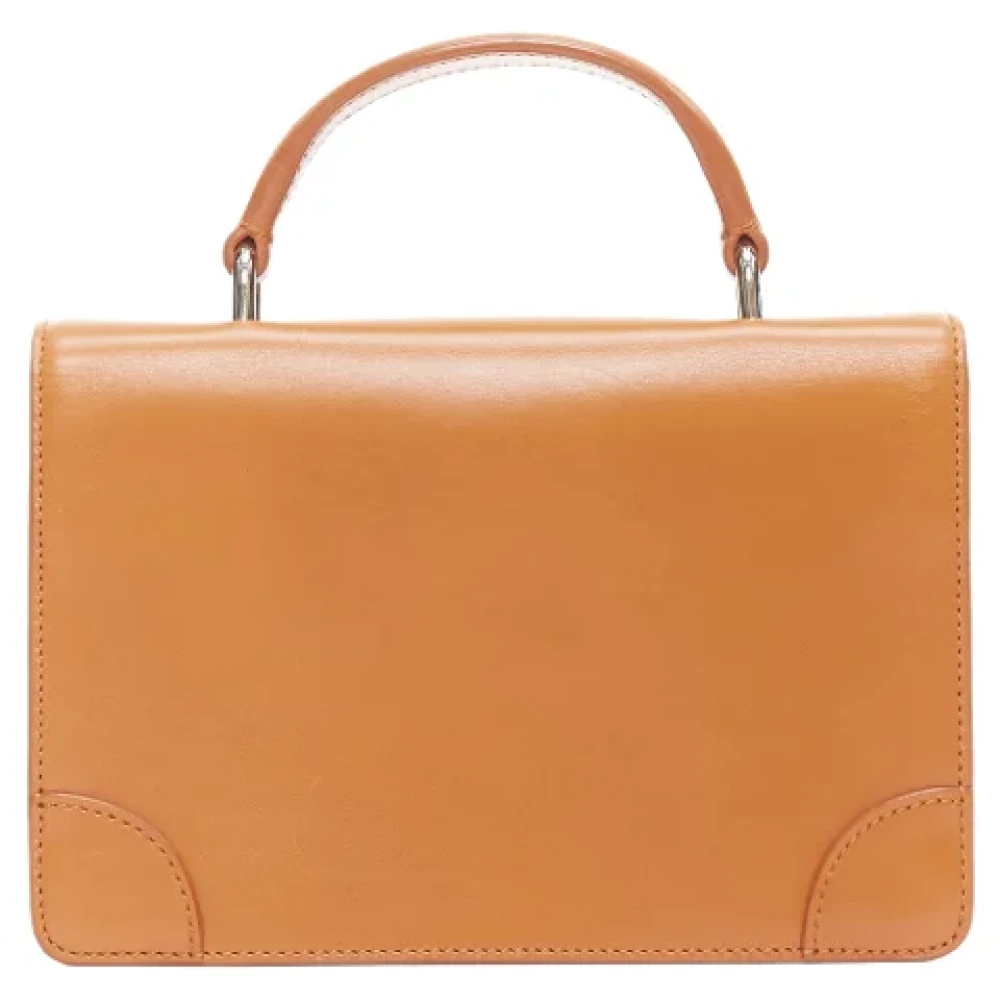 Ralph Lauren Pre-owned Leather crossbody-bags Brown Dames