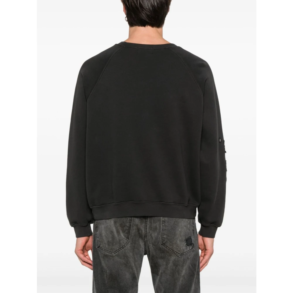 Enfants Riches Déprimés Oversized Sweater met Grafische Print Black Heren