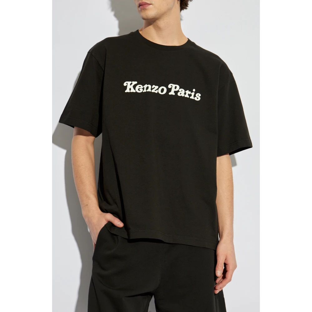 Kenzo Bedrukt T-shirt Black Heren