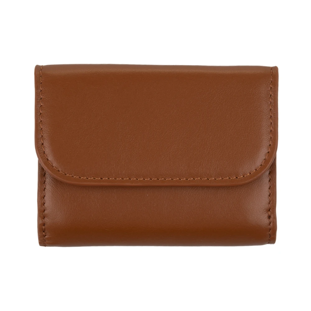 Chloé Bruine Trifold Mini Portemonnee Brown Dames