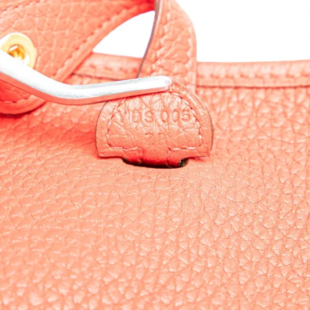 Hermès Vintage Pre-owned Leather crossbody-bags Red Dames