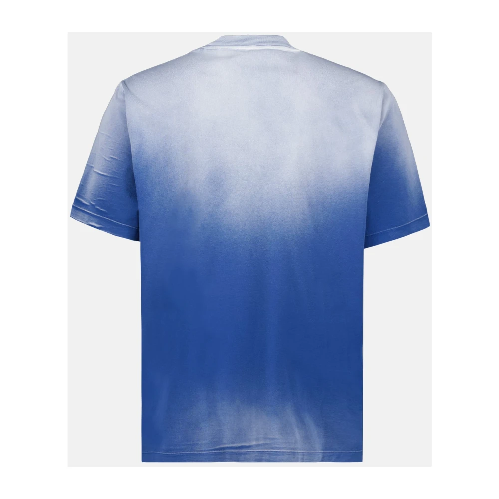 Versace T-Shirts Blue Heren