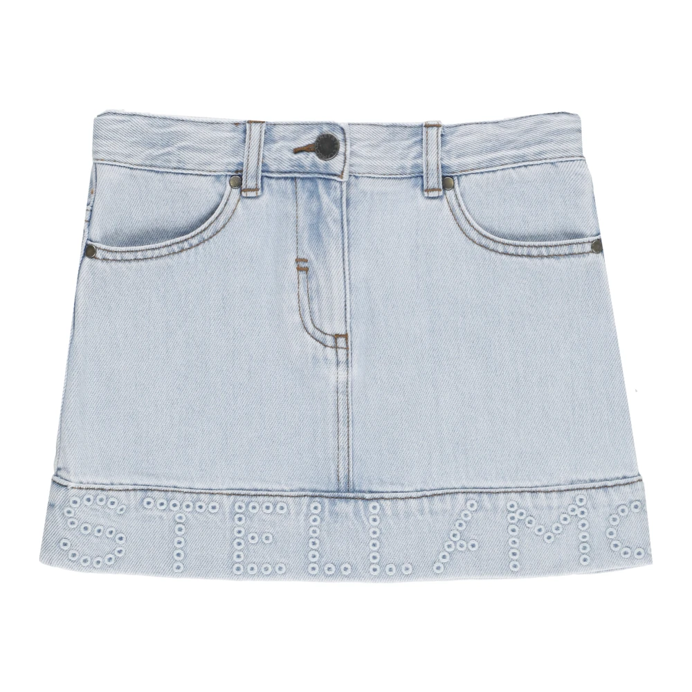 Stella Mccartney Girls Blue Denim Skirt - Kids Skirts - 14 Y - Kids