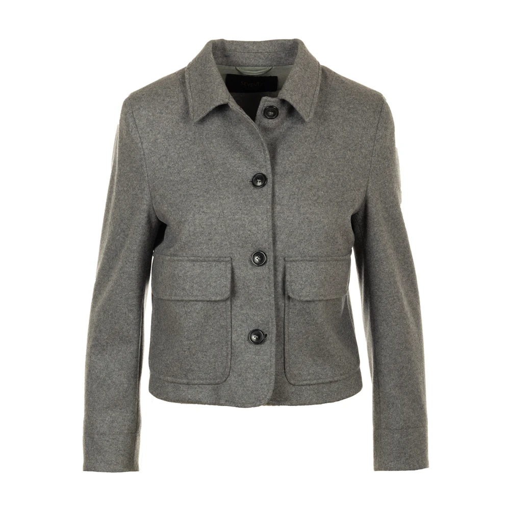 Seventy Grijze Jas voor Mannen Gray Dames