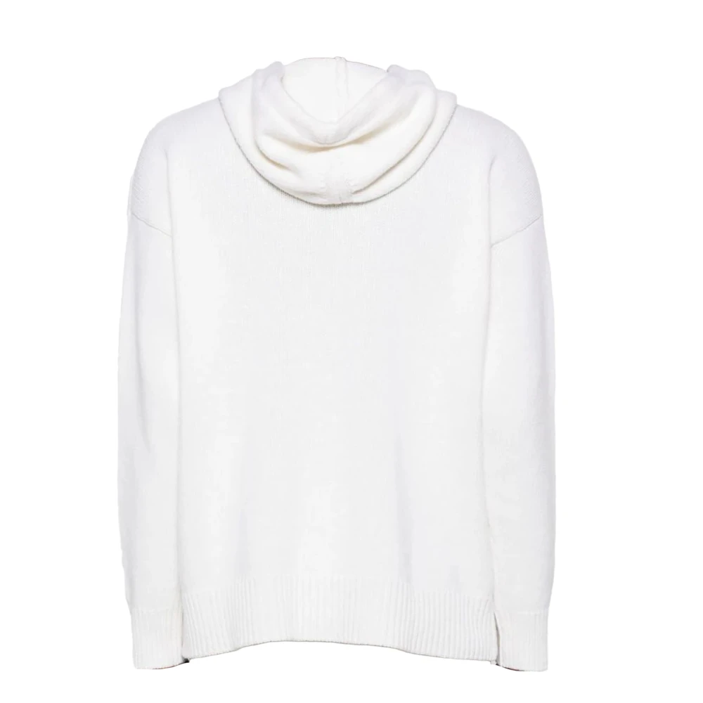 C.P. Company Hoodie van lamswol met kangoeroezak White Heren