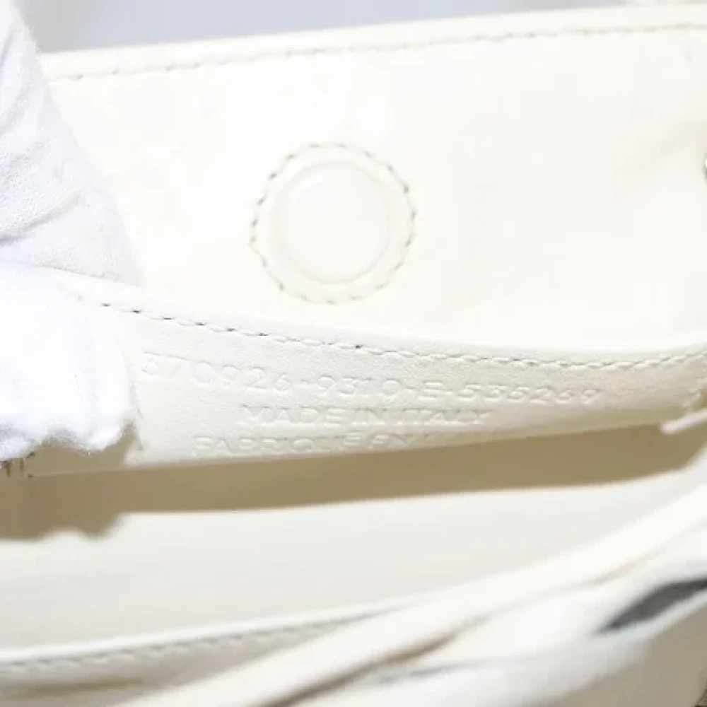 Balenciaga Vintage Pre-owned Leather handbags White Dames