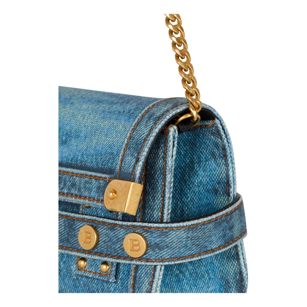 Balmain B-Buzz Pouch 23 Blue Dames