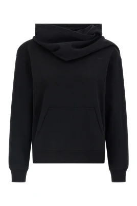 Scarf Embroidered Hoodie