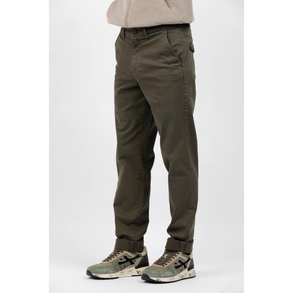 Mason's Wijde broek Brown Heren