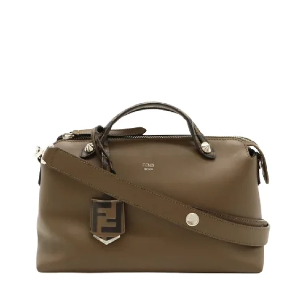Fendi Vintage Pre-owned Leather fendi-bags Brown Dames