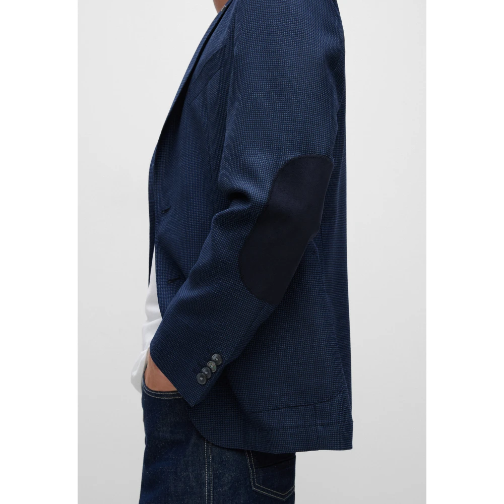 Hugo Boss Elegante Blazer voor Heren Blue Heren