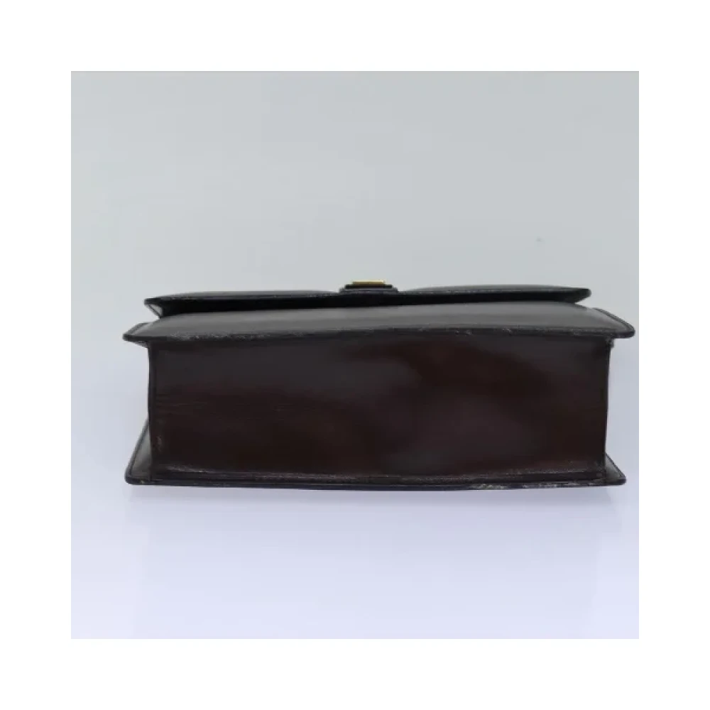Burberry Vintage Pre-owned Leather handbags Brown Dames