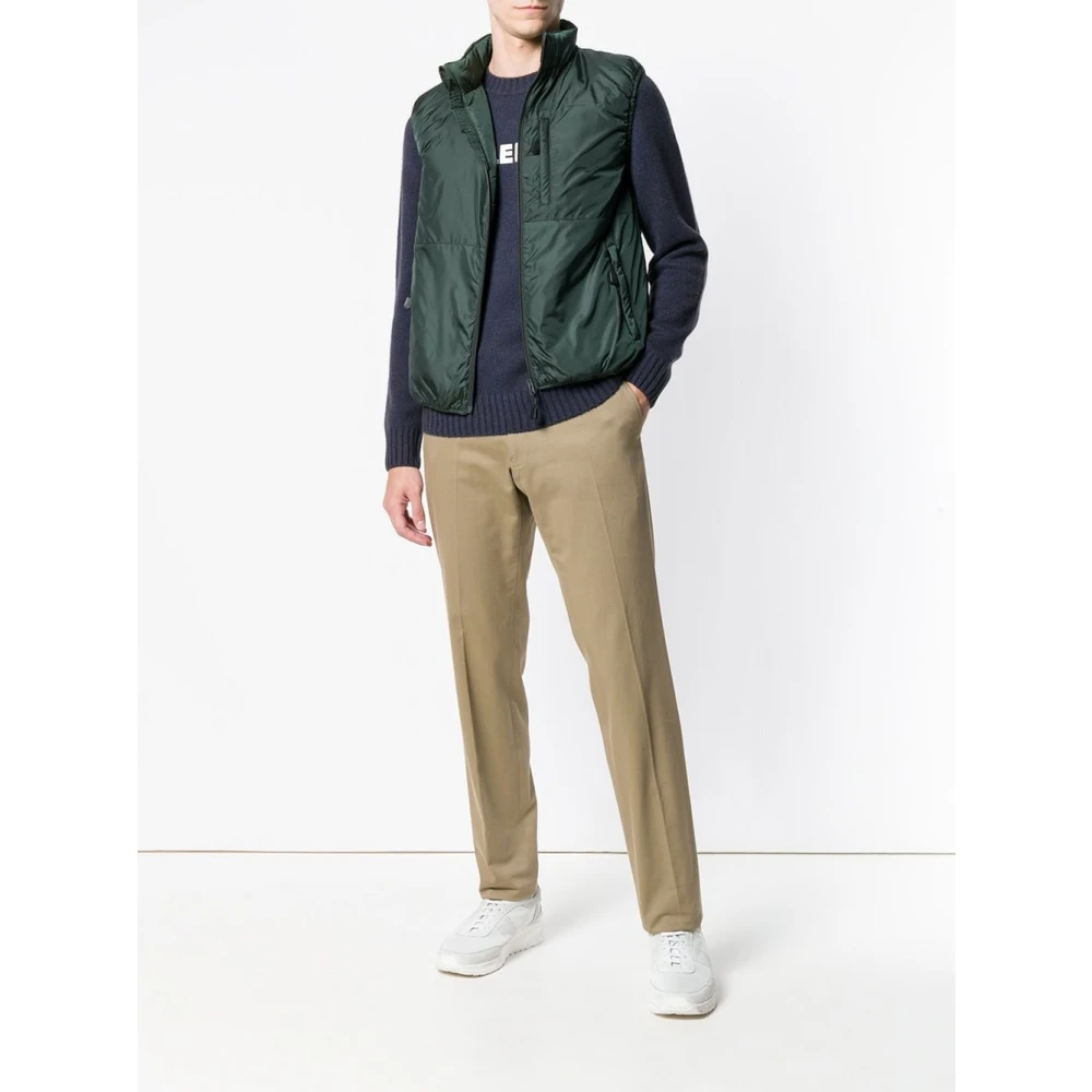 Aspesi Gewatteerd Gilet Green Heren