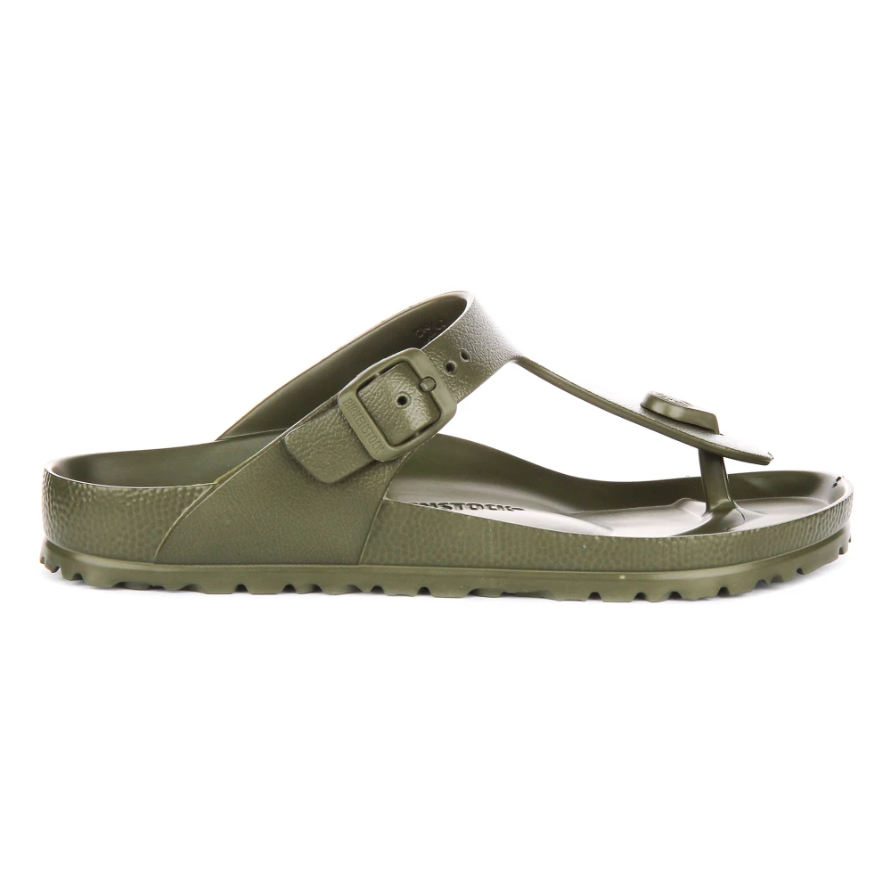 Birkenstock Men's Green Flip Flops, 4 Uk, Gizeh Eva Regular Fit