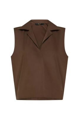 cotton-sleeveless-polo-collar-jacket