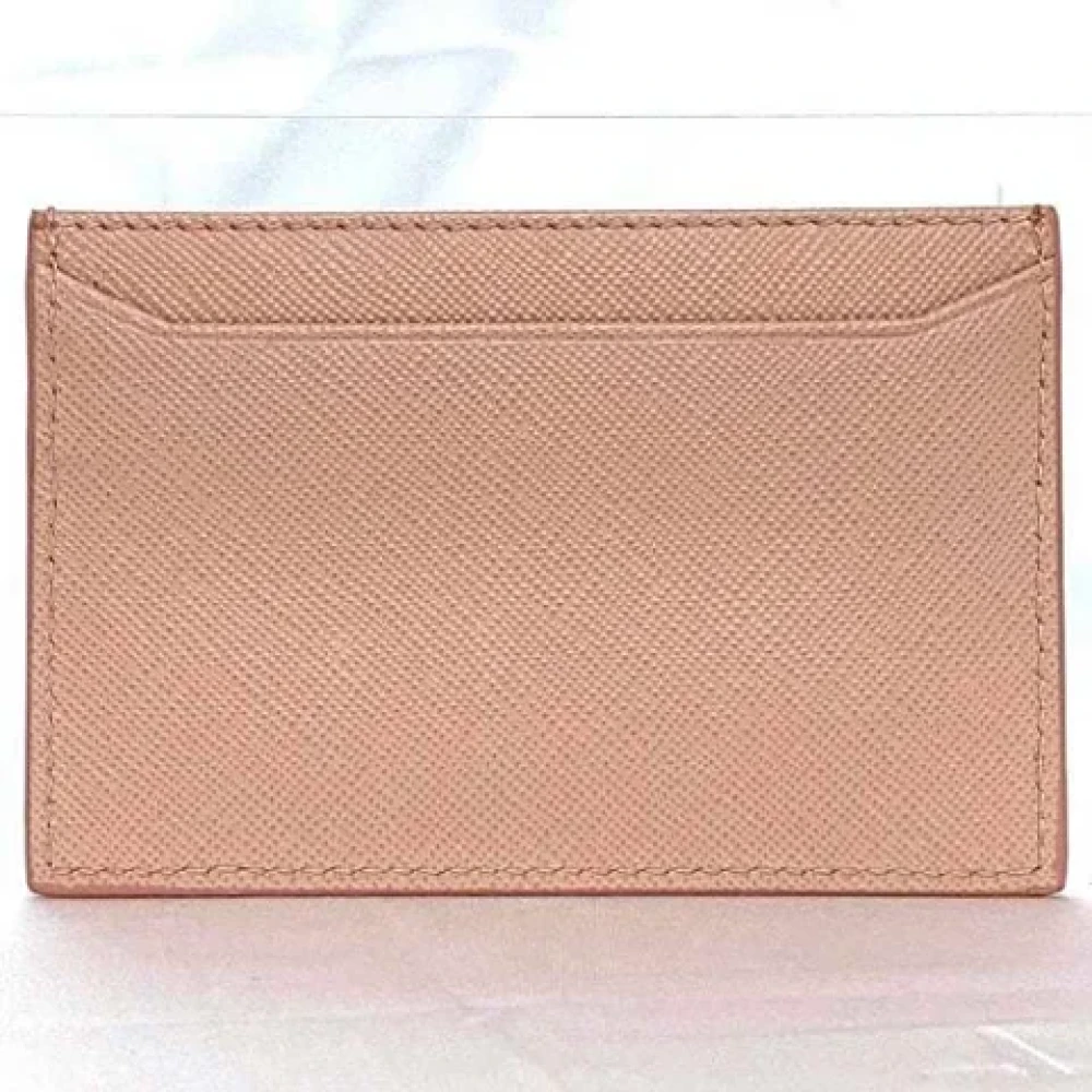 Prada Vintage Pre-owned Leather wallets Pink Dames