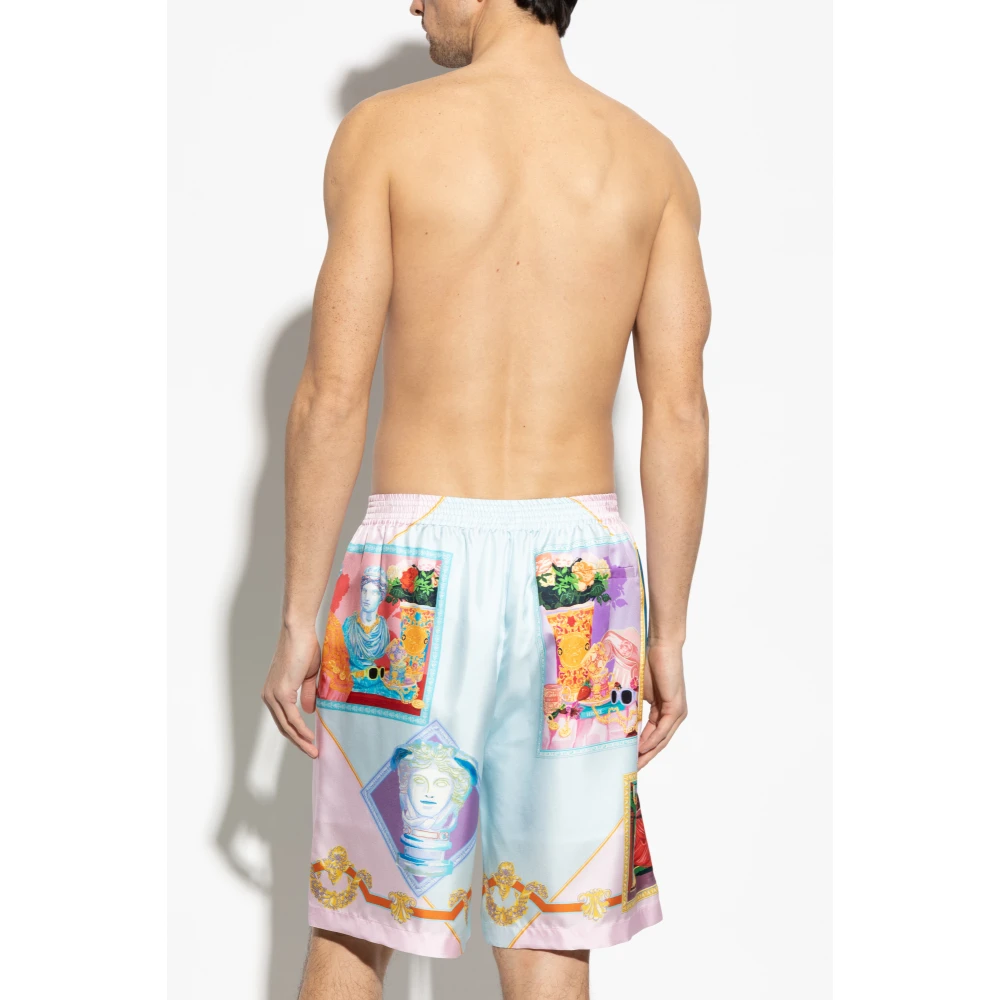 Versace Zijden shorts Multicolor Heren
