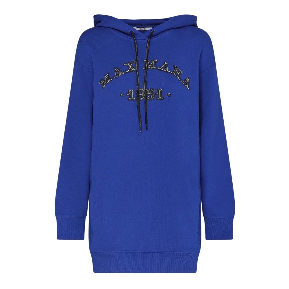 Max Mara Blauwe Sweatshirt Stijlvol Casual Mode Blue Dames