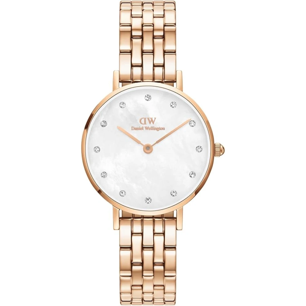 Daniel Wellington Petite White Mother of Pearl Dial Steel Women Watch DW00100613 - Image 3