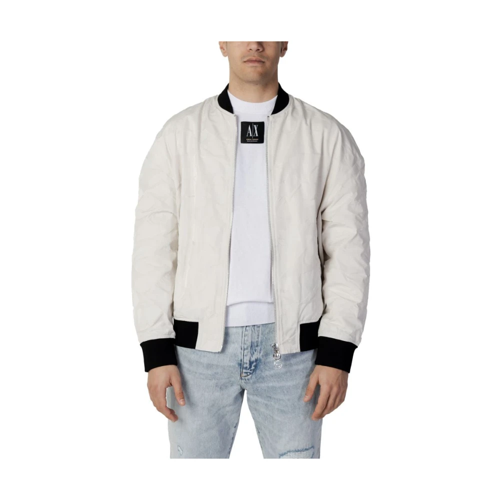 Armani Exchange Heren Lente Zomer Polyester Jas Beige Heren
