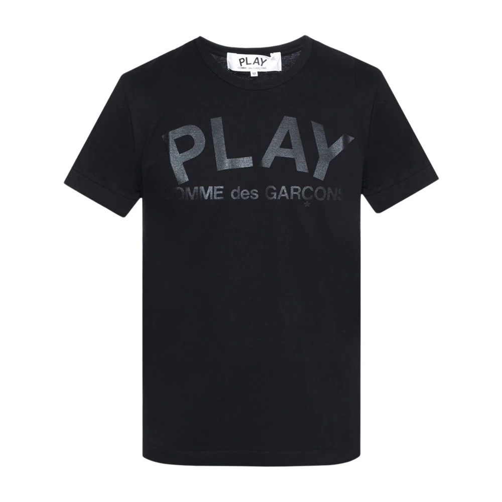 Comme des Garçons Play Logo-bedrukt T-shirt Black Heren