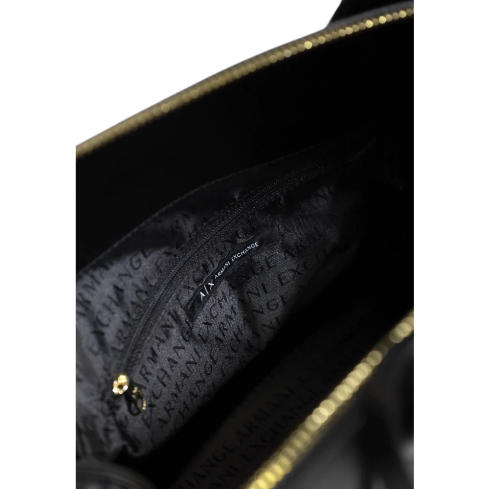 Armani Exchange Middelgrote Polyester Dames Tas Collectie Black Dames