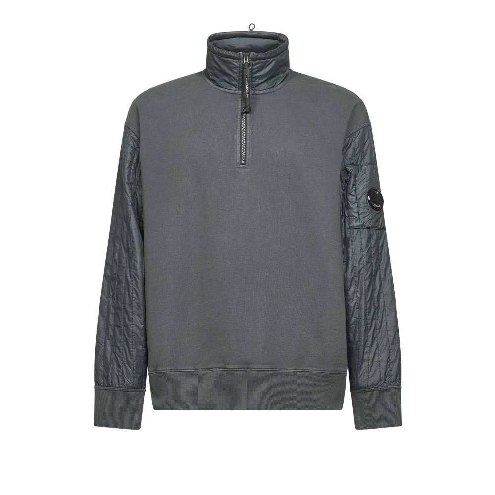C.p. Company Men's Green Cp Company Jumpers - Sweatshirts - Xs - Sweatshirts & Hoodies