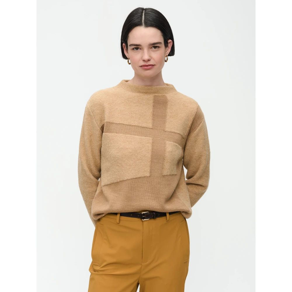 Jane Lushka Elpida Pullover Beige Dames