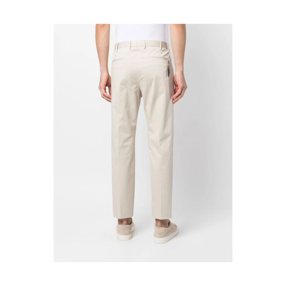 Pt01 Slim-fit Trousers Beige Heren
