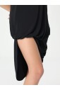 robe-midi-drapee-noire