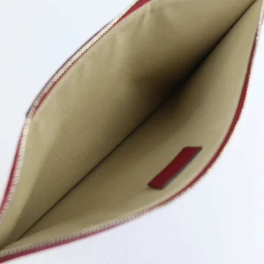 Givenchy Pre-owned Leather clutches Red Dames