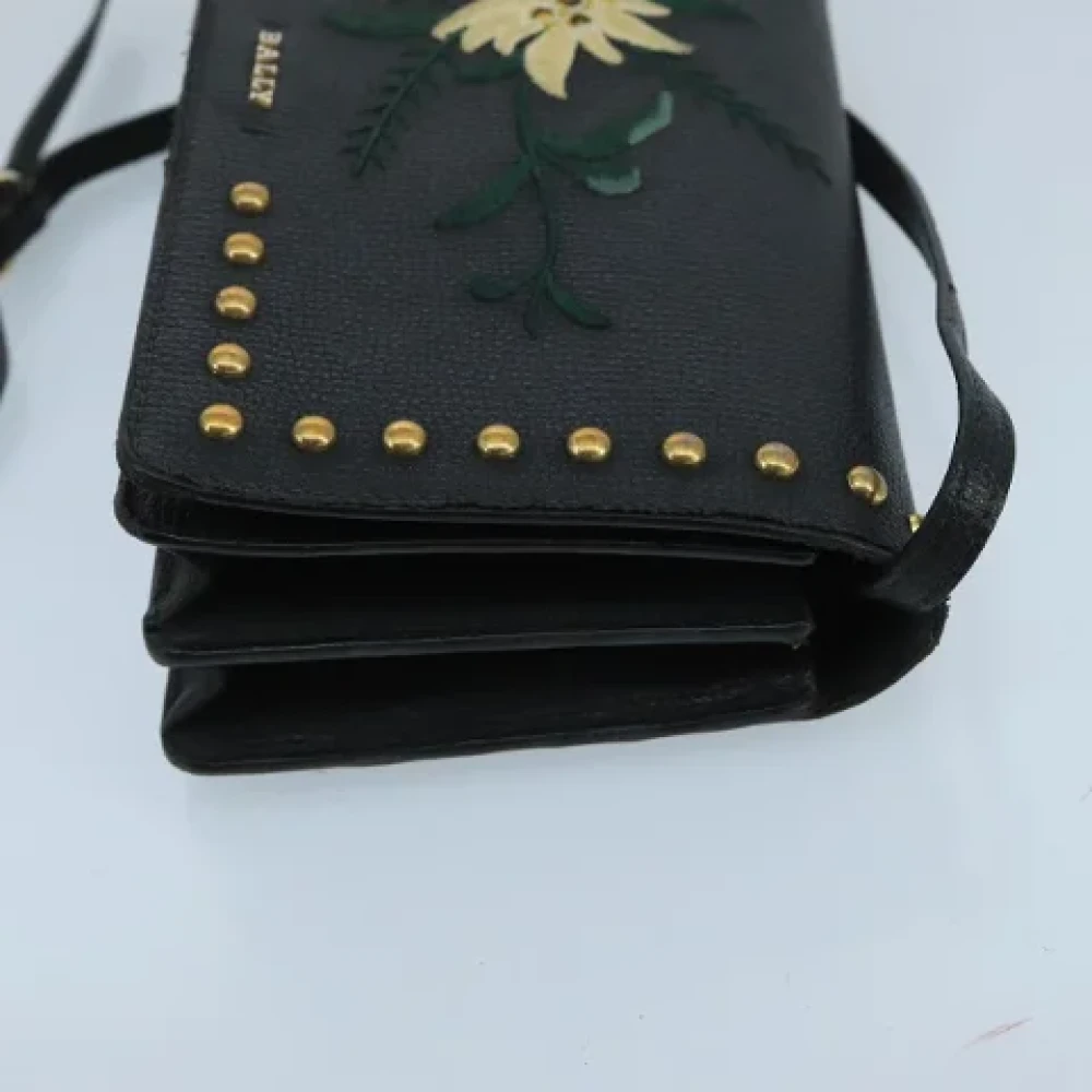 Bally Pre-owned Leather wallets Black Dames