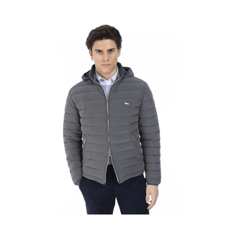 Harmont & Blaine Gevoerde JAS MET Capuchon Gray Heren