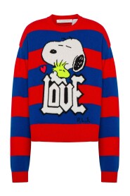 Maglione di miscela di lana multicolore