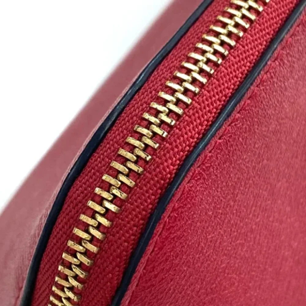 Loewe Pre-owned Leather pouches Red Dames
