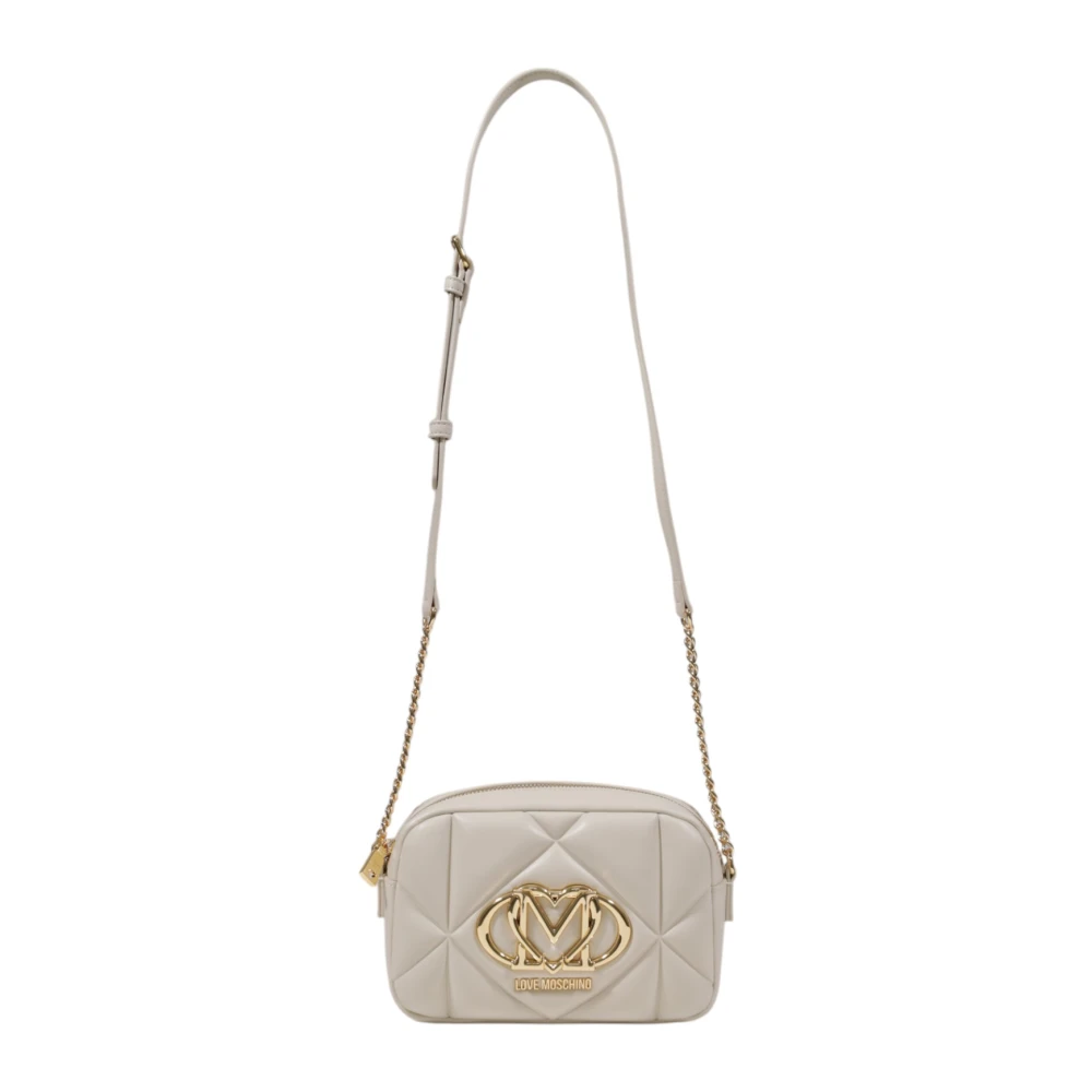 Love Moschino Kleine Dames Tas Lente Zomer Collectie Beige Dames