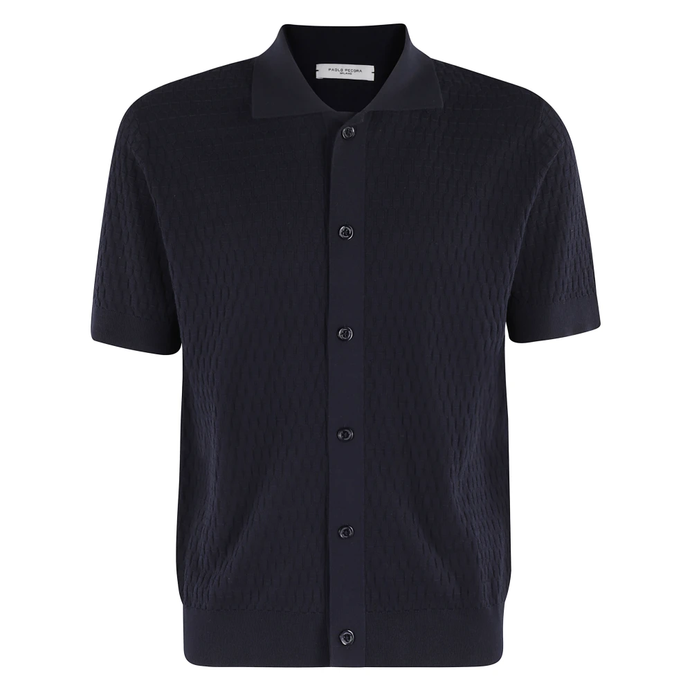 Paolo Pecora Stijlvolle Shirt Blue Heren