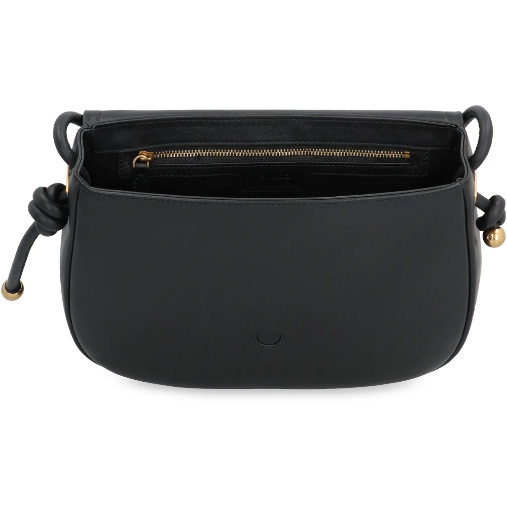 pinko Crossbody tas met magnetische klep sluiting Black Dames