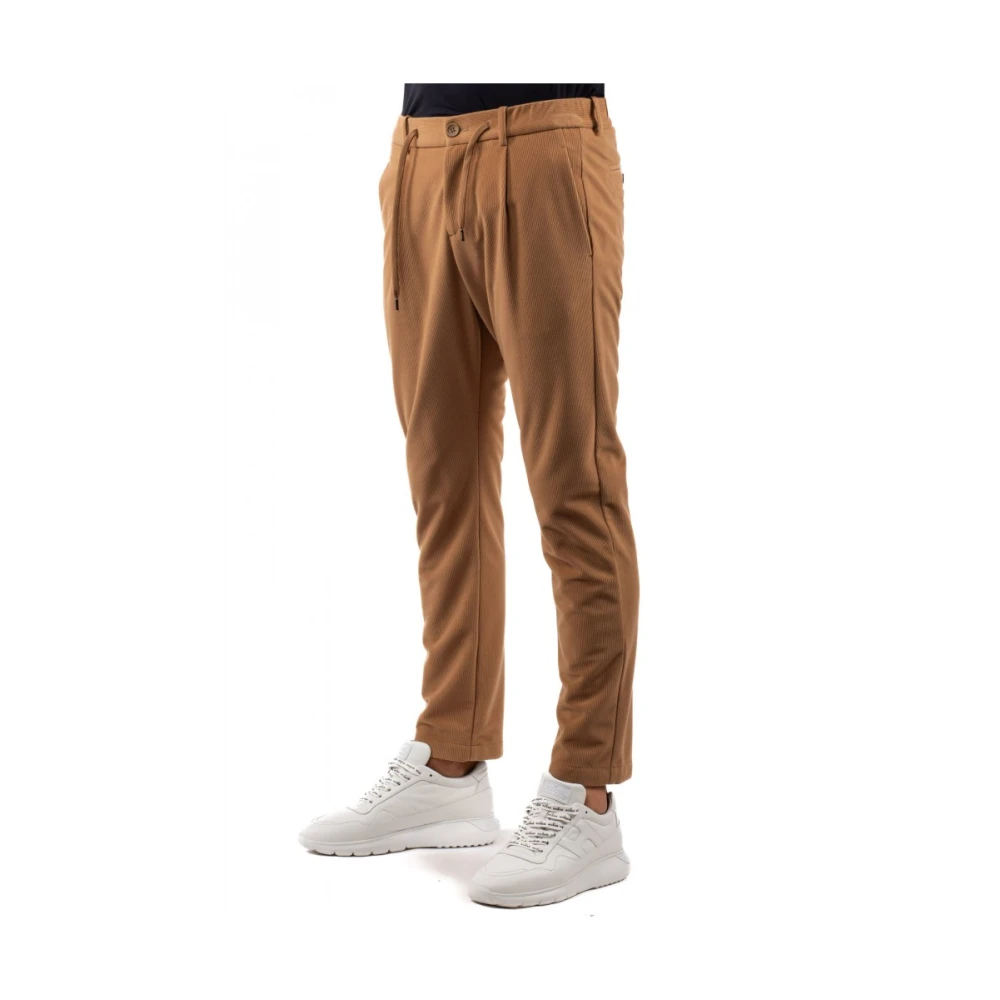 Herno Slim-fit Broek Brown Heren