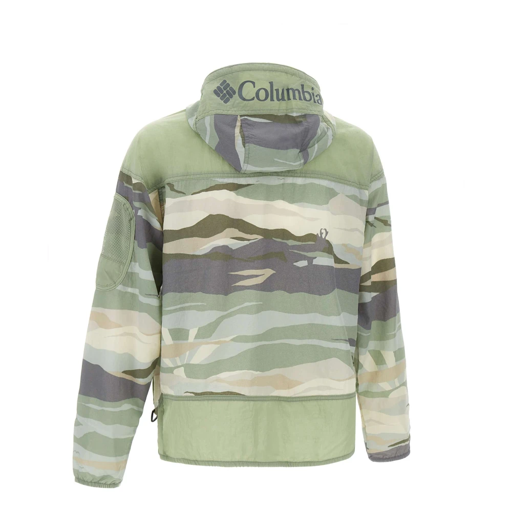 Columbia Groene camouflagejas met capuchon Green Heren