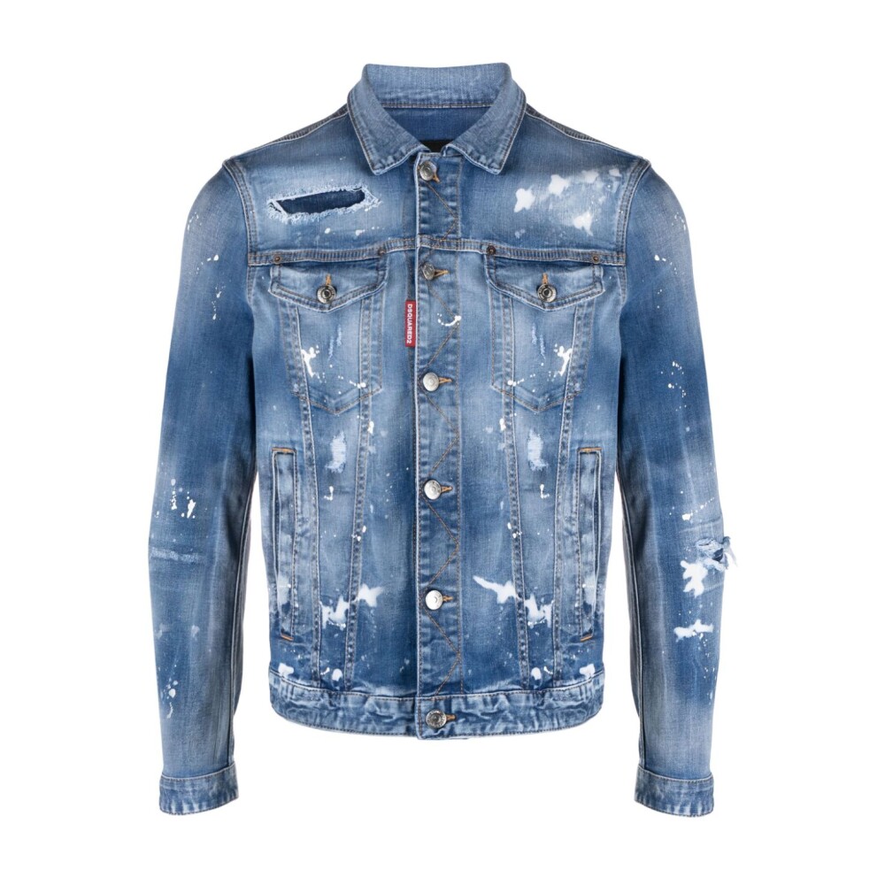 Denim jacket hot sale dsquared2