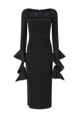 square-neck-midi-dress