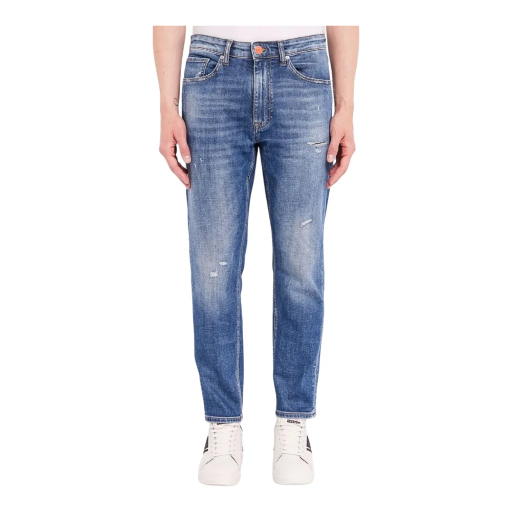 Gaudi Slim-fit Denim Broek Blue Heren