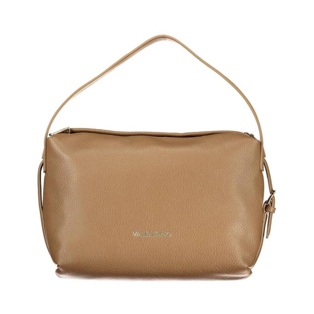 Valentino Women's Brown Polyethylene Handbag With Elegant Design - Handbags - One Size - Bags